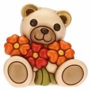 Teddy Thun primavera 2022 con tre fiori colorati Thun Animali