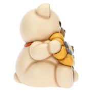 Teddy Thun primavera con cucciolo e fiore giallo Teddy Thun