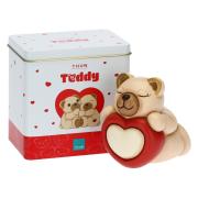 Teddy Thun Tina Love MeLovesYou con cuore e scatola in latta Thun Animali