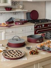 Teglia da forno per pizza rettangolare Antiaderente Tognana Cherry cm38x26 Pentole Padelle e Accessori Cottura