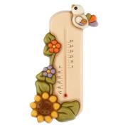 Termometro per ambiente Thun collezione Country con girasole e uccellino 