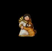 THUN CLUB 2010 BENVENUTO ORO ANGELO con cucciolo Pezzi da Collezione