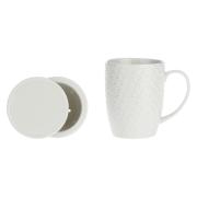 Tisaniera Infusiera La Porcellana Bianca Momenti Tisaniere con filtro e Mug