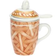 Tisaniera Infusiera Thun Abbracciami con filtro e coperchio Tisaniere con filtro e Mug