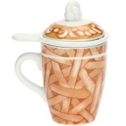 Tisaniera Infusiera Thun Abbracciami con filtro e coperchio Tisaniere con filtro e Mug