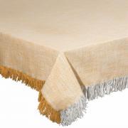 Tovaglia da tavolo in tessuto tipo yuta albicocca cm140x180 Textile Volterra Tessile Cucina e Living