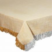 Tovaglia da tavolo in tessuto tipo yuta albicocca cm140x240 Textile Volterra Tessile Cucina e Living