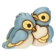 Uccelli Thun Cinciarelle azzurre in coppia con cuore Thun Animali