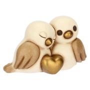 Uccelli Thun Passerotti in coppia con cuore Thun Animali