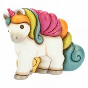 Unicorno Thun medio al passo cm12