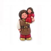 UOMO CON BIMBA PRESEPE DEL GIUBILEO THUN Thun Natale Presepe
