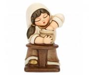 Vasaia personaggio Presepe Classico Thun bianco