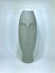 Vaso fiori Lineasette figura tribale femminile grande Lineasette Ceramiche