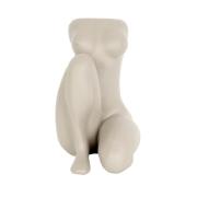 Vaso portafiori busto di donna, design moderno di colore avorio Vasi Portafiori