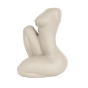 Vaso portafiori busto di donna, design moderno di colore avorio Vasi Portafiori