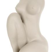 Vaso portafiori busto di donna, design moderno di colore avorio Vasi Portafiori