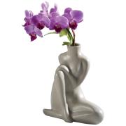 Vaso portafiori busto di donna, statua piccola design moderno Vasi Fiori in Ceramica