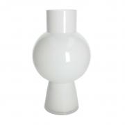 Vaso portafiori moderno bianco kali glass design Andrea Fontebasso cm 46 Vasi Portafiori in vetro