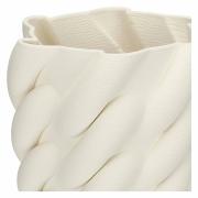 Vaso portafiori Rituali Domestici trama ad intreccio stampato cm36 Vasi Fiori in Ceramica