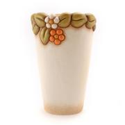 Vaso portafiori Thun Country con girasole e farfalla Thun Creazioni ceramiche per casa