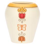 Vaso portafiori Thun Eolia con farfalla e fiori medio Vasi Fiori in Ceramica