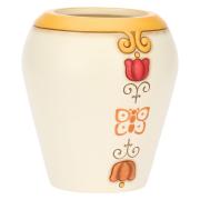Vaso portafiori Thun Eolia con farfalla e fiori medio Vasi Fiori in Ceramica
