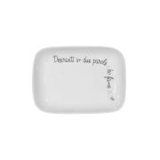 Vassoio La Porcellana Bianca Gli Onesti 15x10 Pirofile Teglie e Sperlunghe a servire