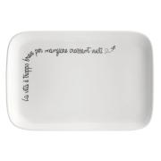 Vassoio La Porcellana Bianca Gli Onesti 22x15 Pirofile Teglie e Sperlunghe a servire