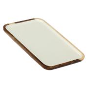 Vassoio legno La Porcellana Bianca rettangolare 30,5 x 20,3 x 1,9 cm Pirofile Teglie e Sperlunghe a servire