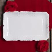 Vassoio Morena porcellana bianca, medio Pirofile Teglie e Sperlunghe a servire