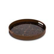 Vassoio rotondo maculato, serie Galateo grande Vassoi per servire e sottopiatti