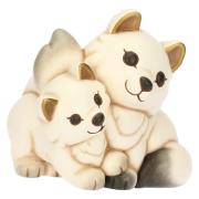 Volpe bianca Thun in coppia Inverno Incantato Thun Animali