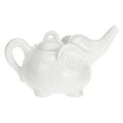 Zuccheriera La Porcellana Bianca, forma Elefante con manico Zuccheriere e Porta zucchero