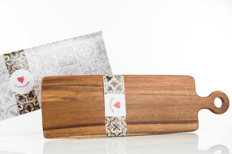 Tagliere da cucina legno colore noce cm55x17 Utensili Cucina
