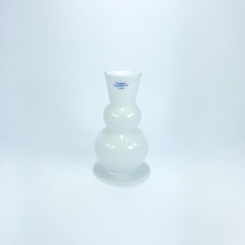 Vaso Fiori Tognana linea vetro petit cloe bianco cm 14 Vasi Portafiori